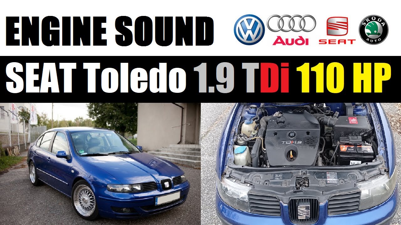 🎶 Seat Toledo Leon mk1 1.9 TDi 110 : Exhaust & Engine sound acceleration (Code: AHF ASV) سيات ليون