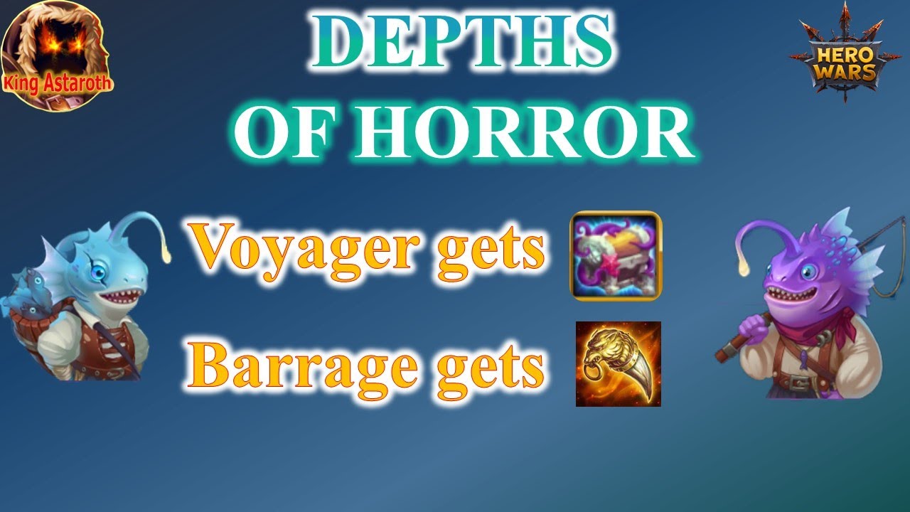 hero wars | Depths of horror event- Barrage vs voyager