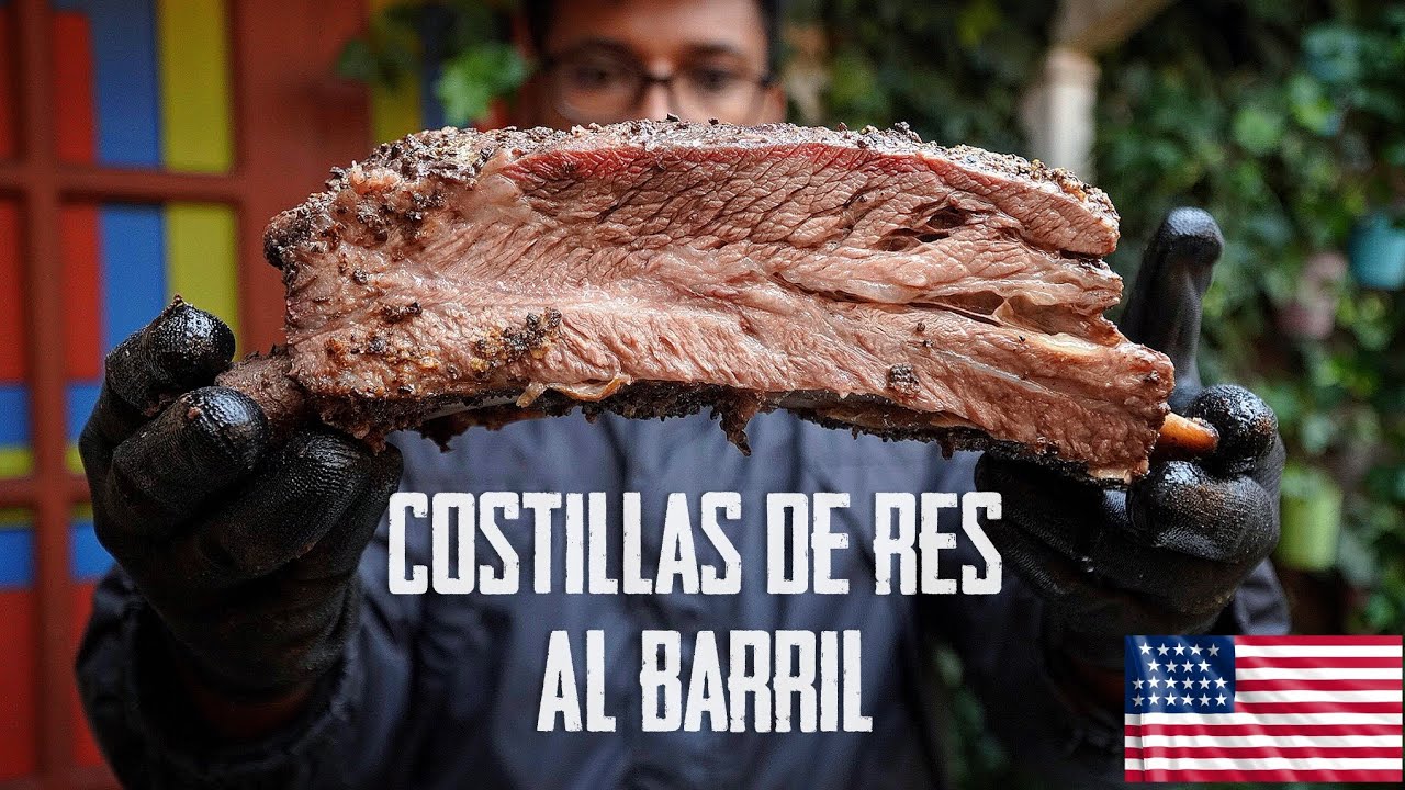 Costillas de res (Short Ribs 🇺🇸) al barril o cilindro ll LA PLAZA COCINA