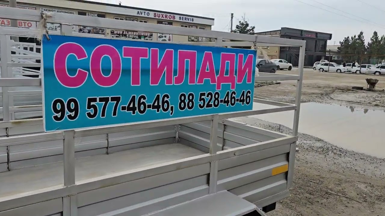 Сурхондарё Кашкадарё учун тайор прицеплар