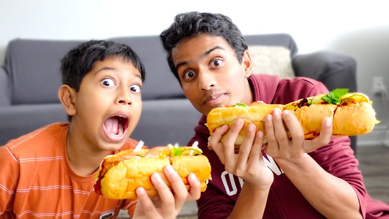 SUBWAY'S SPICY PATTY SANDWICH 😋 🔥 | VelBros Tamil
