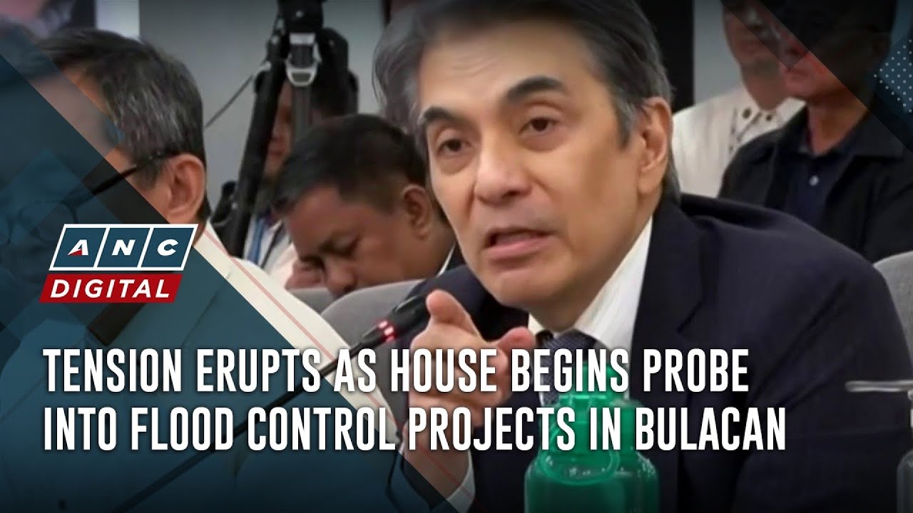 Tension erupts as House begins probe into flood control projects in Bulacan | ANC
