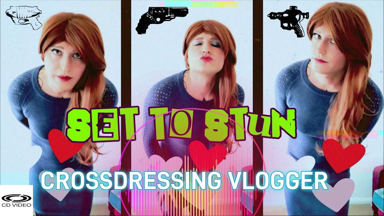 Crossdressing Vlogger Set to Stun In a Blue Sweater Dress