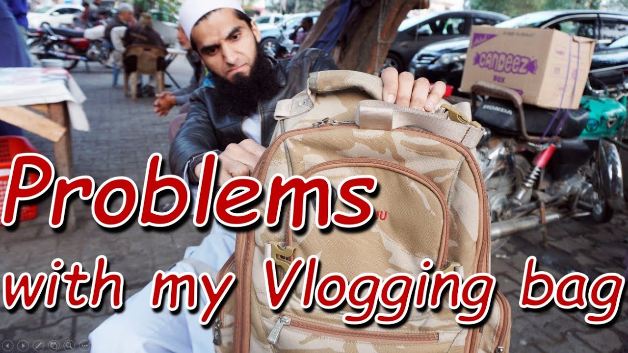 Problems with my Vlogging bag | I got a new one