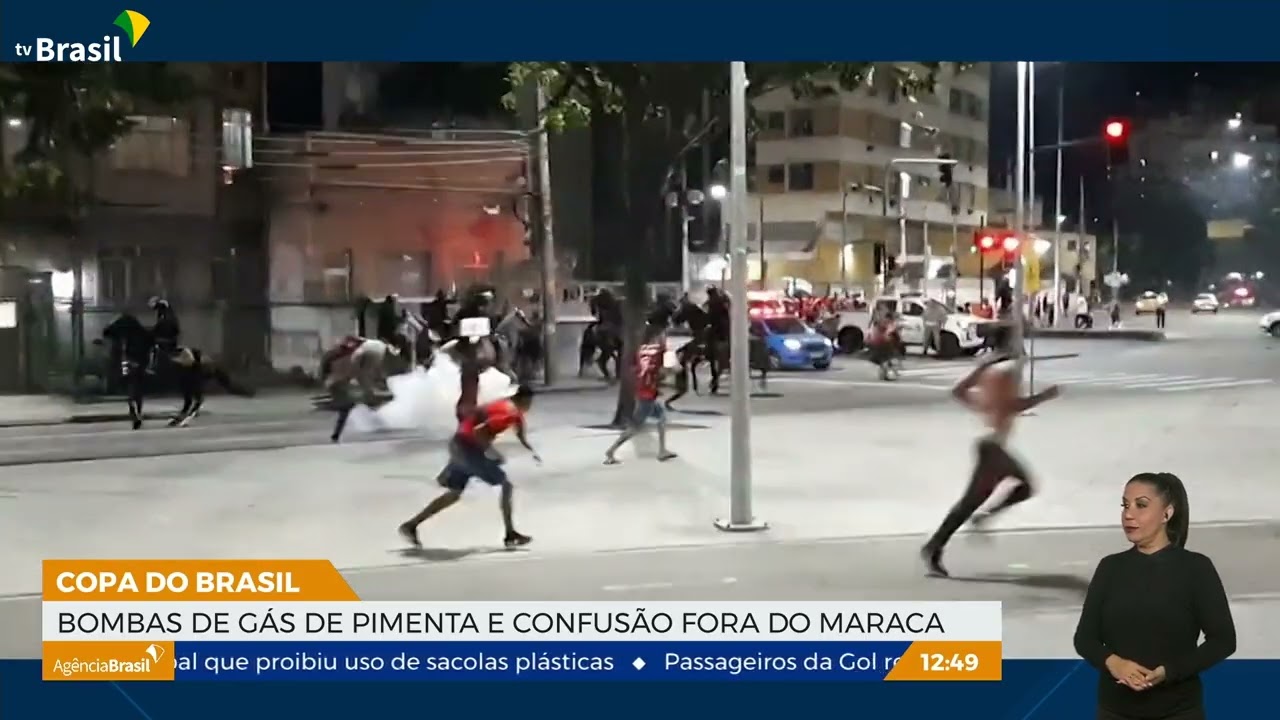 Confusão no entorno do Maracanã marca a final da Copa do Brasil