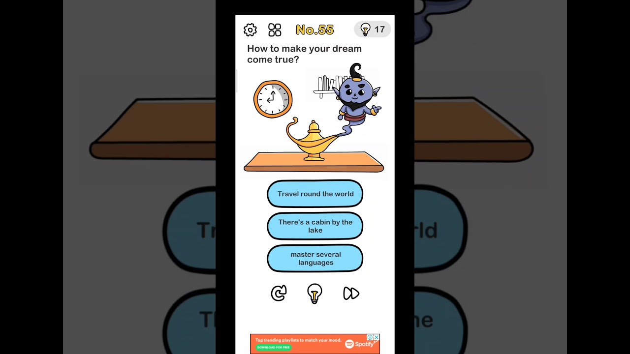 #Answerbrainoutlevel55 Brain Out Level 55 Puzzle - How to make your dream come true? #BrainOutGaming