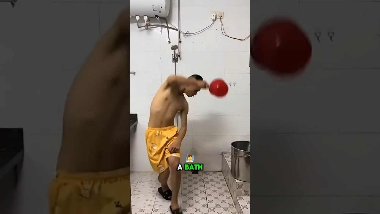 "This Boy vs Cold Water 🥶🚿😂 | 