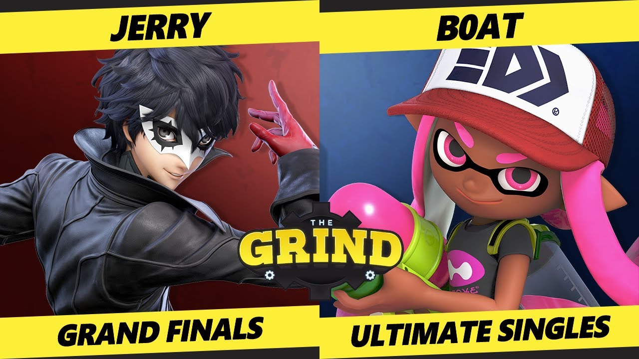 The Grind 247 GRAND FINALS - Jerry (Joker) Vs. B0at [L] (Inkling) Smash Ultimate - SSBU