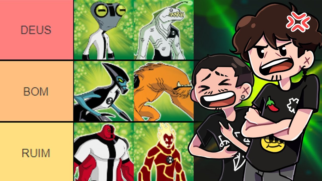 TIER LIST de ALIENS DO BEN 10 (ft. Matosu)