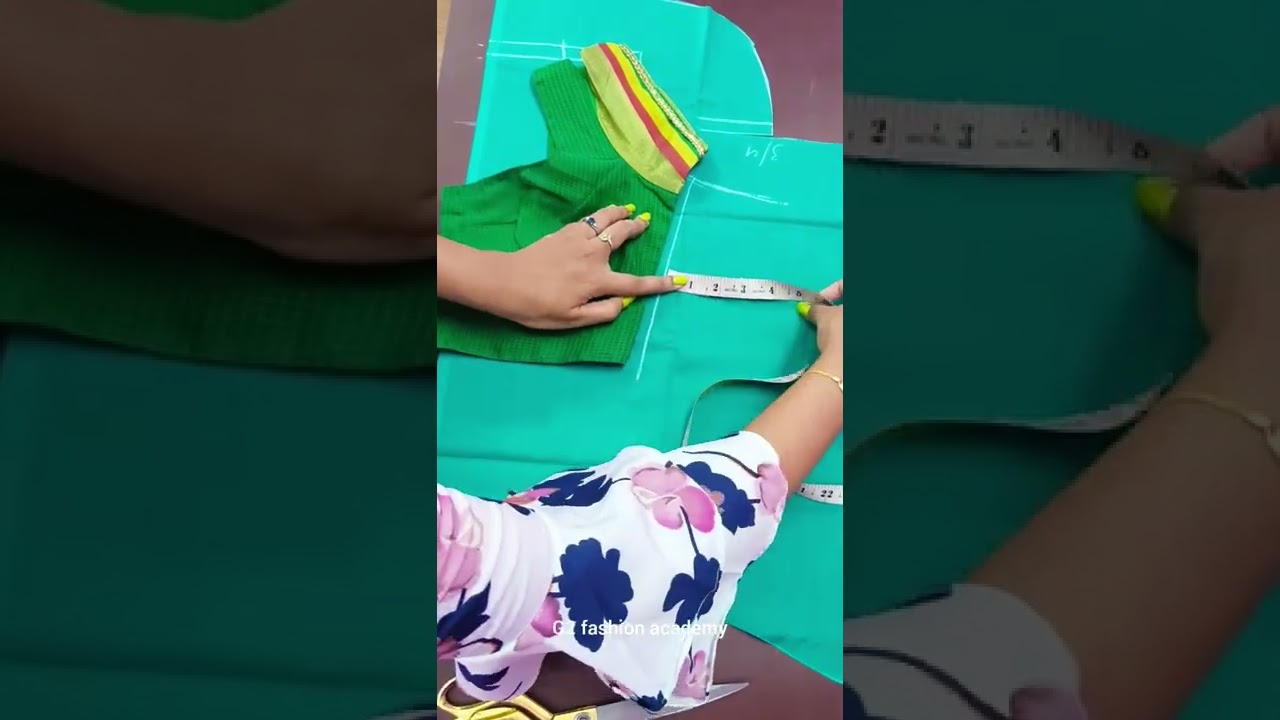 Sample blouse Cutting in Tamil