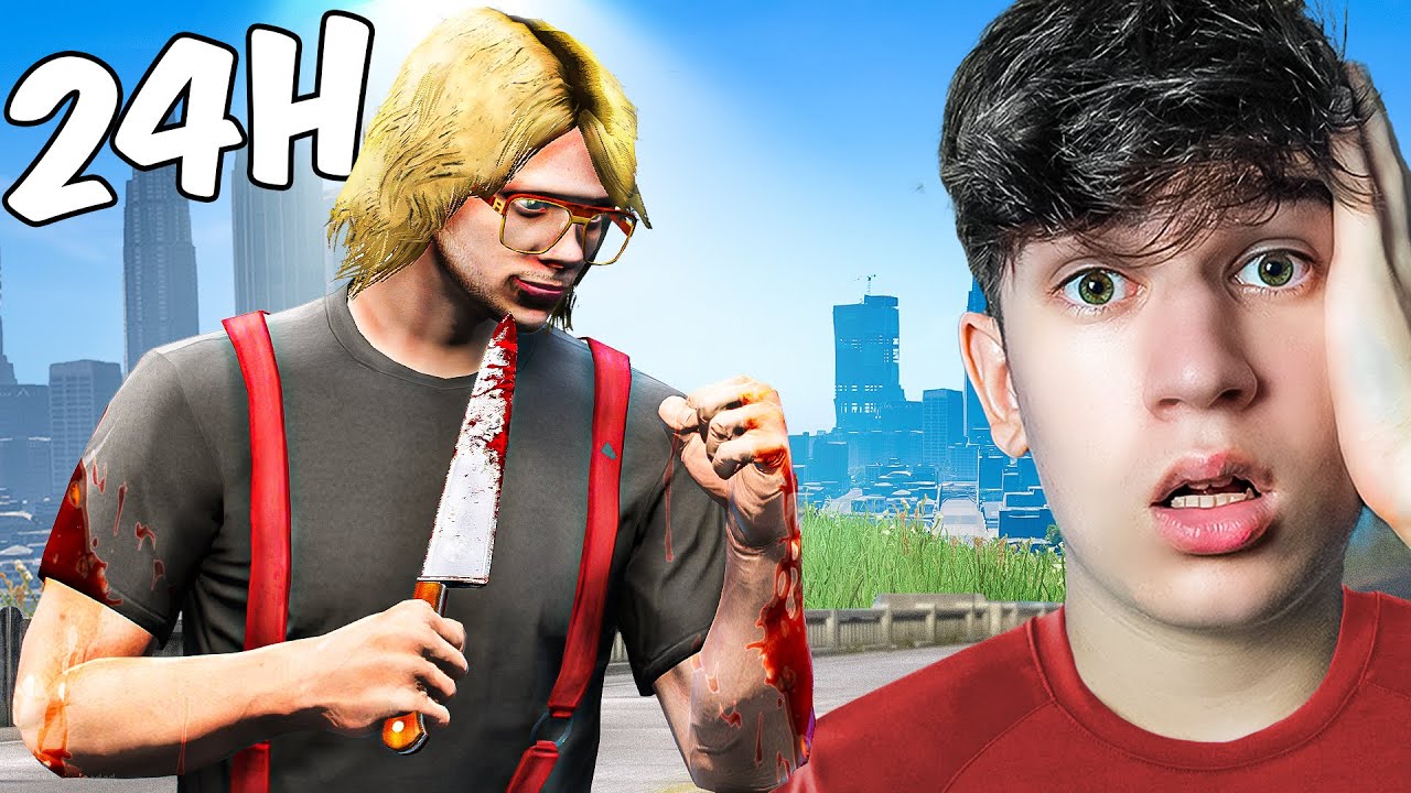 Spędziłem 24h jako SERYJNY MORDERCA w GTA V!