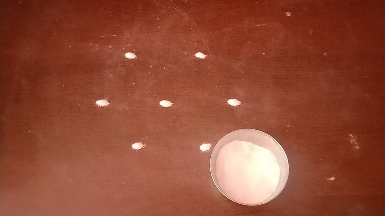 easy rangoli #kolam #muggulu #daily rangoli #dots simple rangoli #r