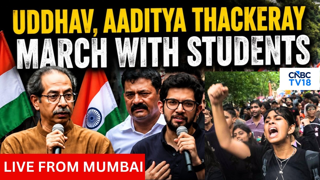 Mumbai Protest LIVE: Uddhav & Aaditya Thackeray Join Huge Students' Protest | NEET Exam | N18L