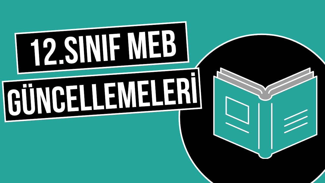12.SINIF MEB KİTAP GÜNCELLEMELERİ (GENDEN PROTEİNE)