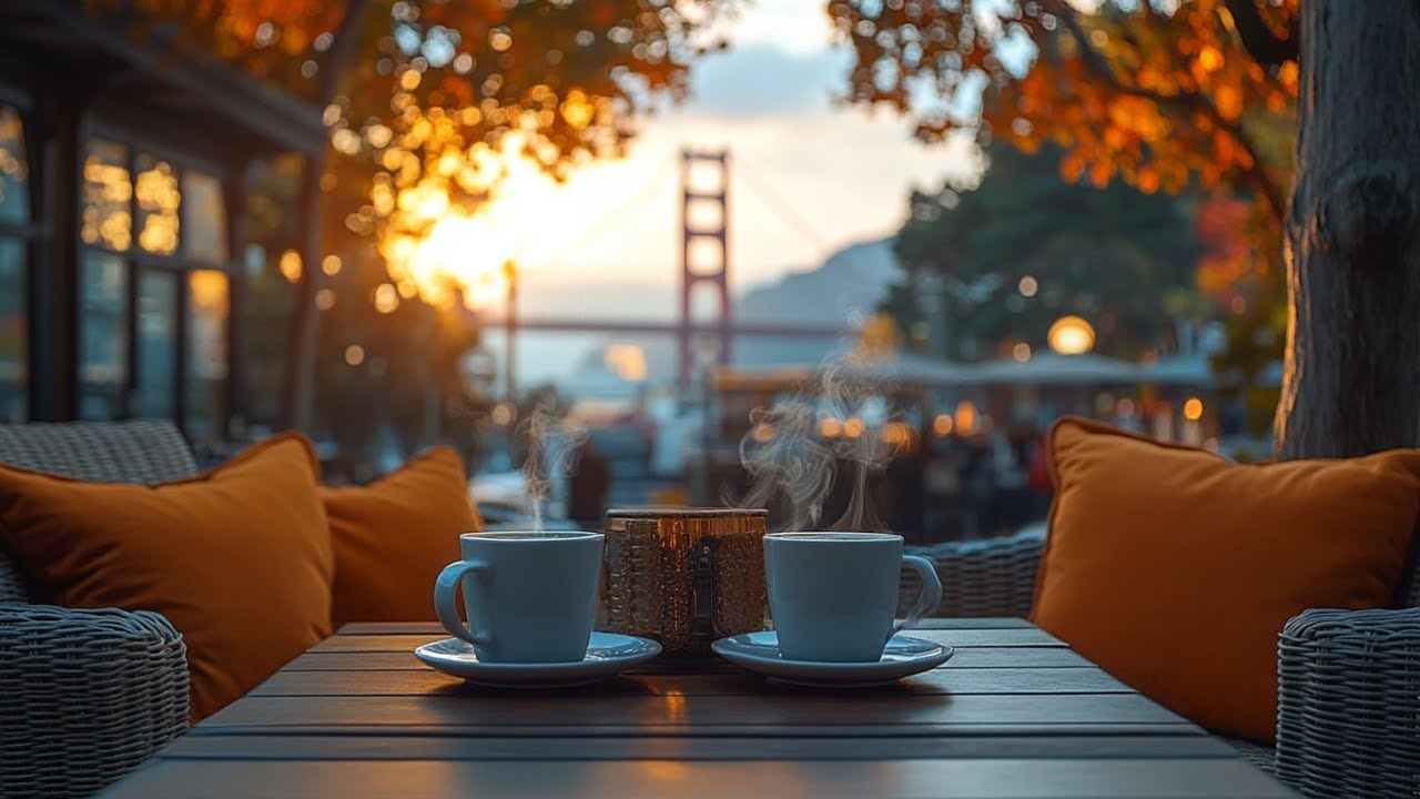 Golden Gate Jazz Coffee Shop Ambience | Relaxing Music for a Serene Experience