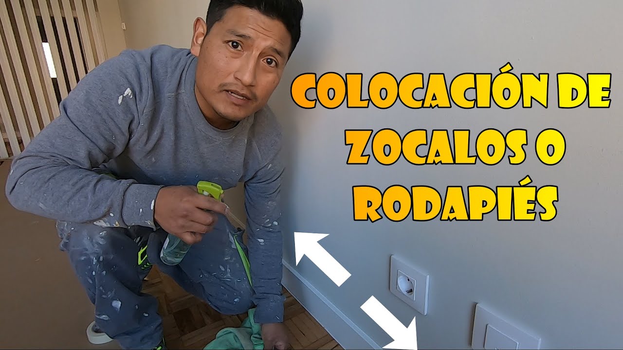 Colocación de zócalos o rodapiés paso a paso