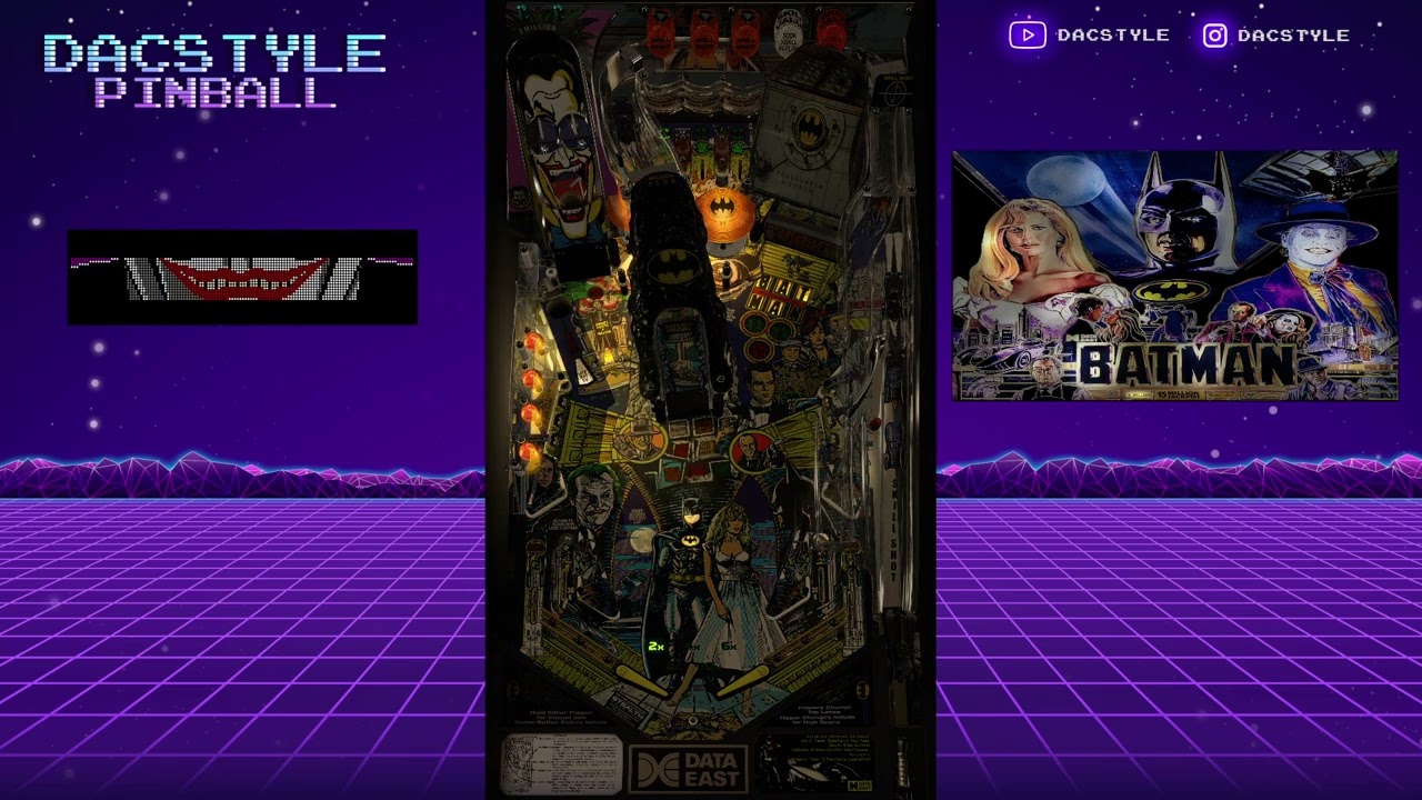 Batman - Data East - 1991 - 27.057.920 - Pinball Gameplay