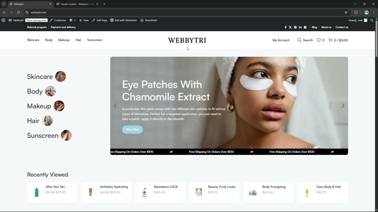 Cosmetic WordPress Website Tutorial | Start Your Online Store in 2025