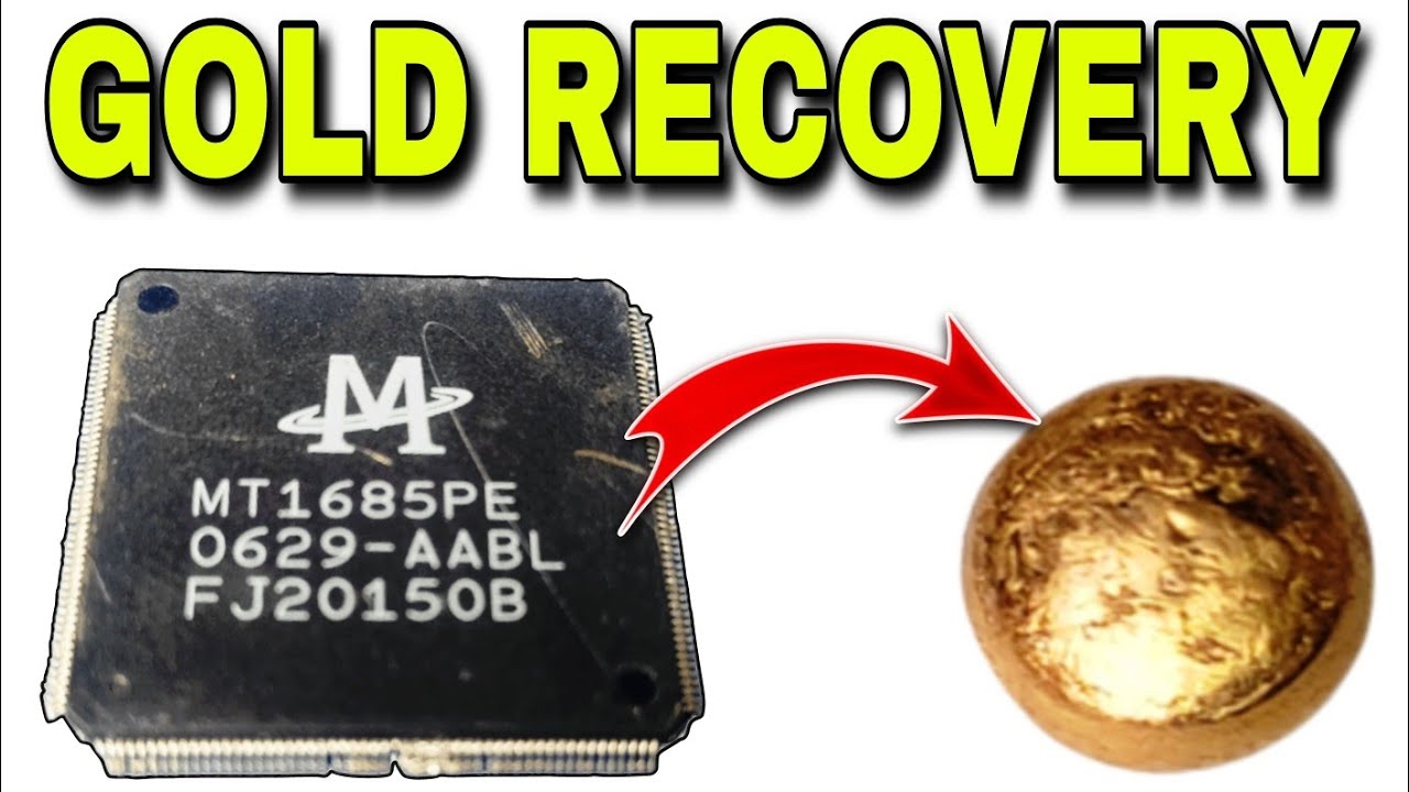 Square Legs IC Chips Gold Recovery / Gold Recovery in Hindi #gold