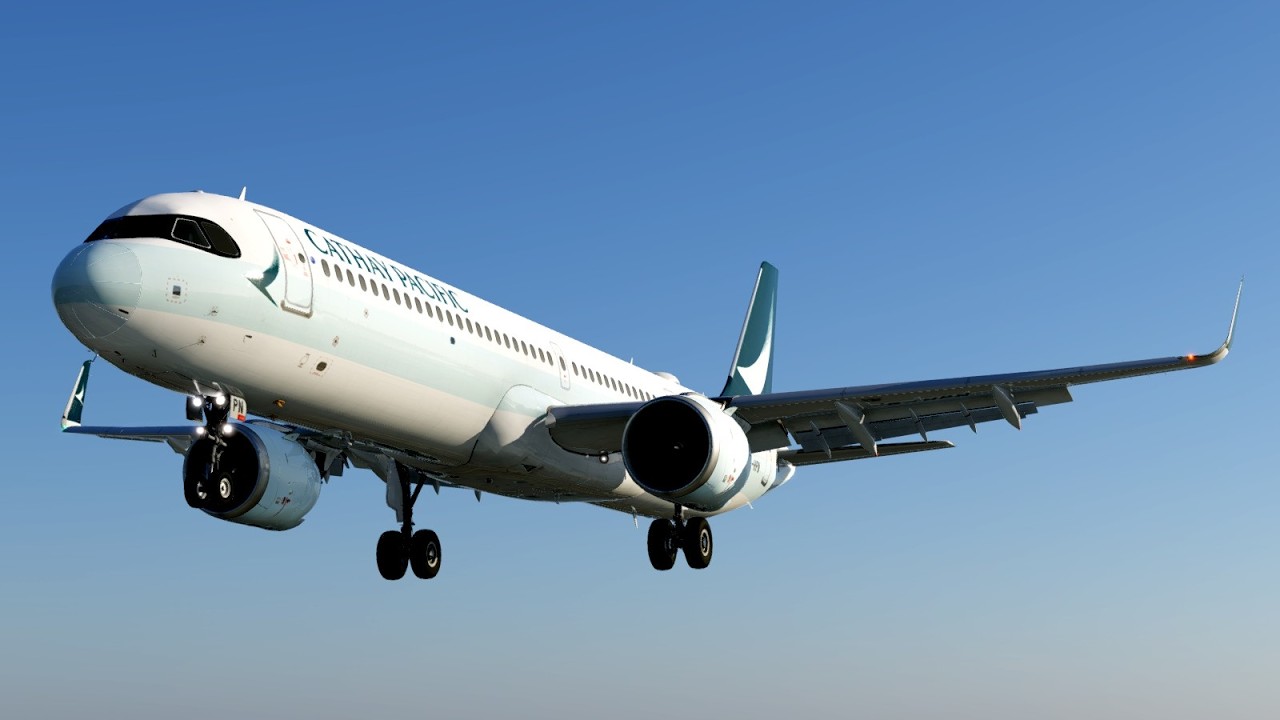 Pekín Landing | CathayPacific | ToLiss A321N | X-Plane 12