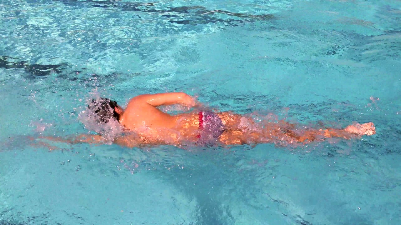 Fast Swimming 200 Yards Freestyle
