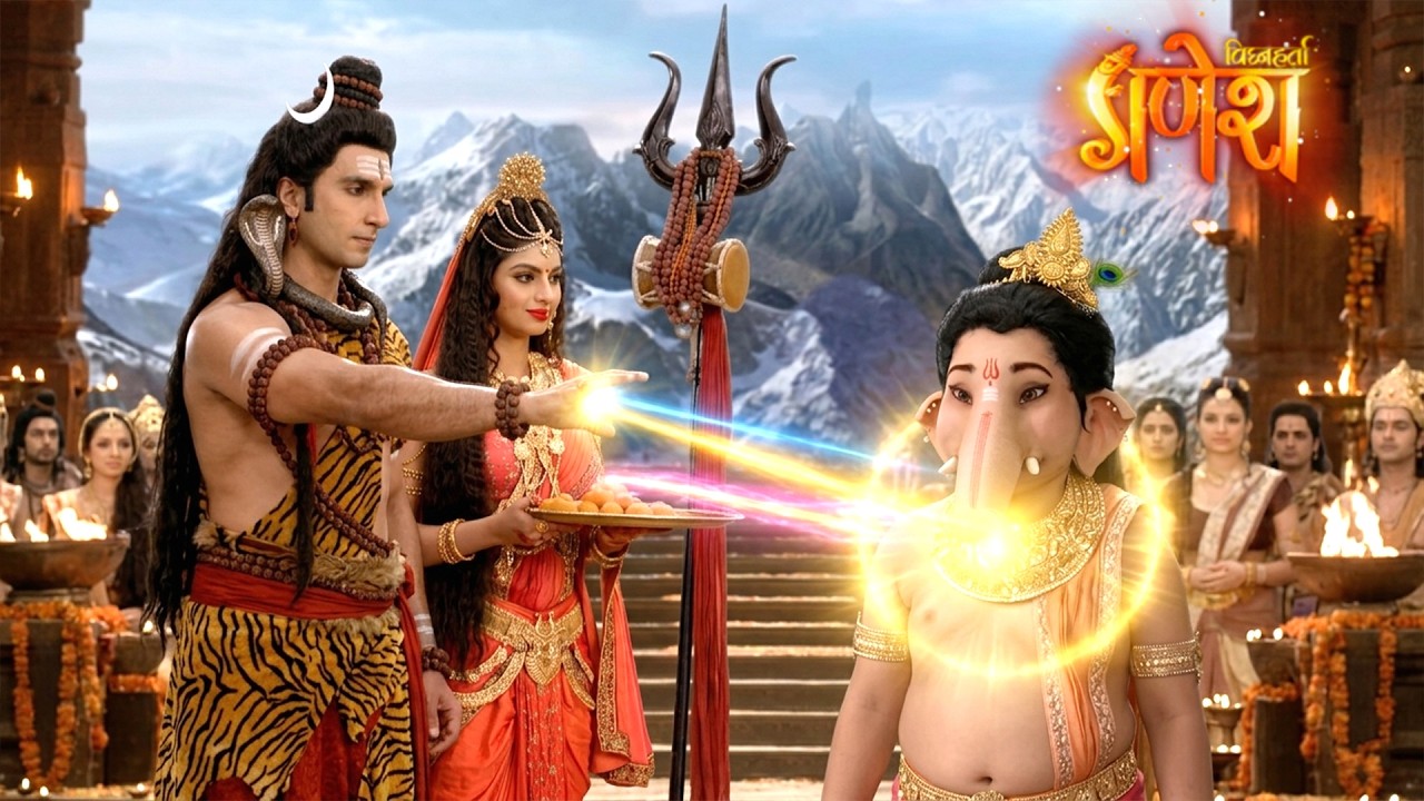 भगवान शिव और माँ पार्वती ने गणेश जी को बनाया सबसे शक्तिशाली | विघ्नहर्ता गणेश | Vighnaharta Ganesh