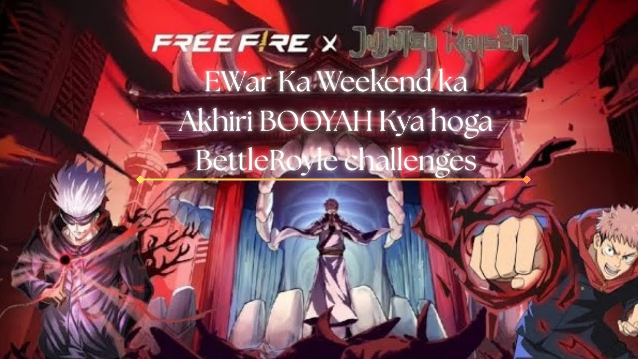 EWAR KA WEEKEND ME MILA GA⚔️ BOOYAH#FREEFIREMAXxJujutsu KaisenLive streaming of SR Gamer Sudio