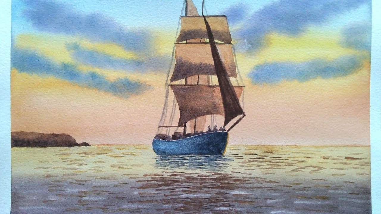 Nave al tramonto di Terry Harrison