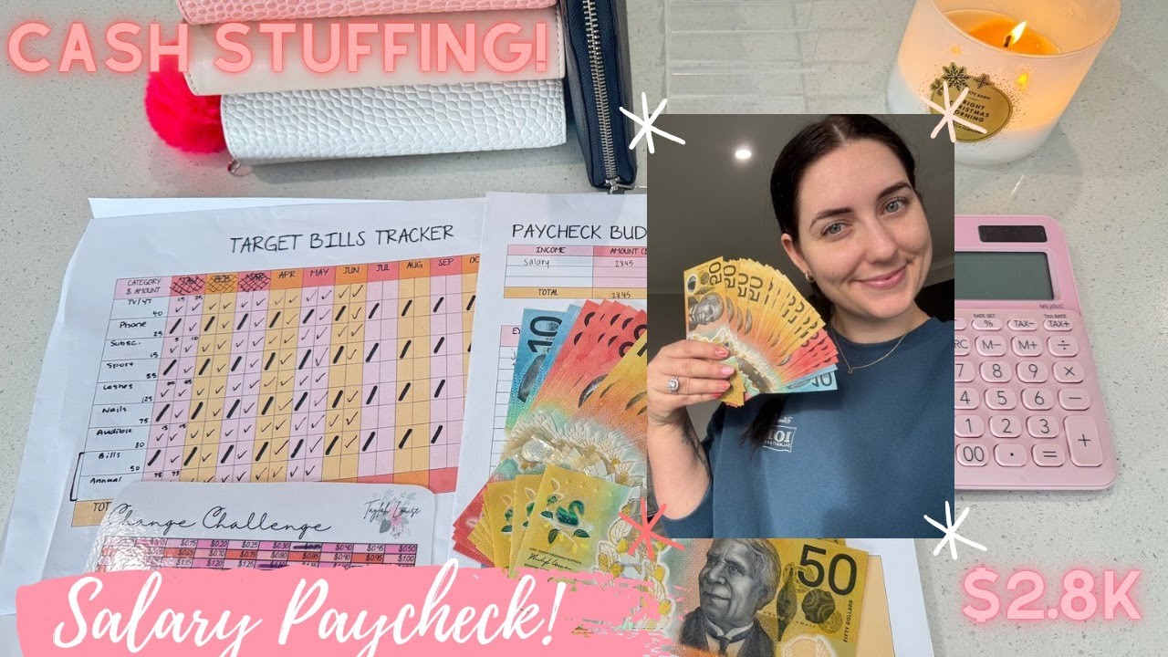 $2.8K PAYCHECK CASH STUFFING & TARGET BILL UNSTUFFING / May Budget, Wallet, Sinking Funds & Savings!