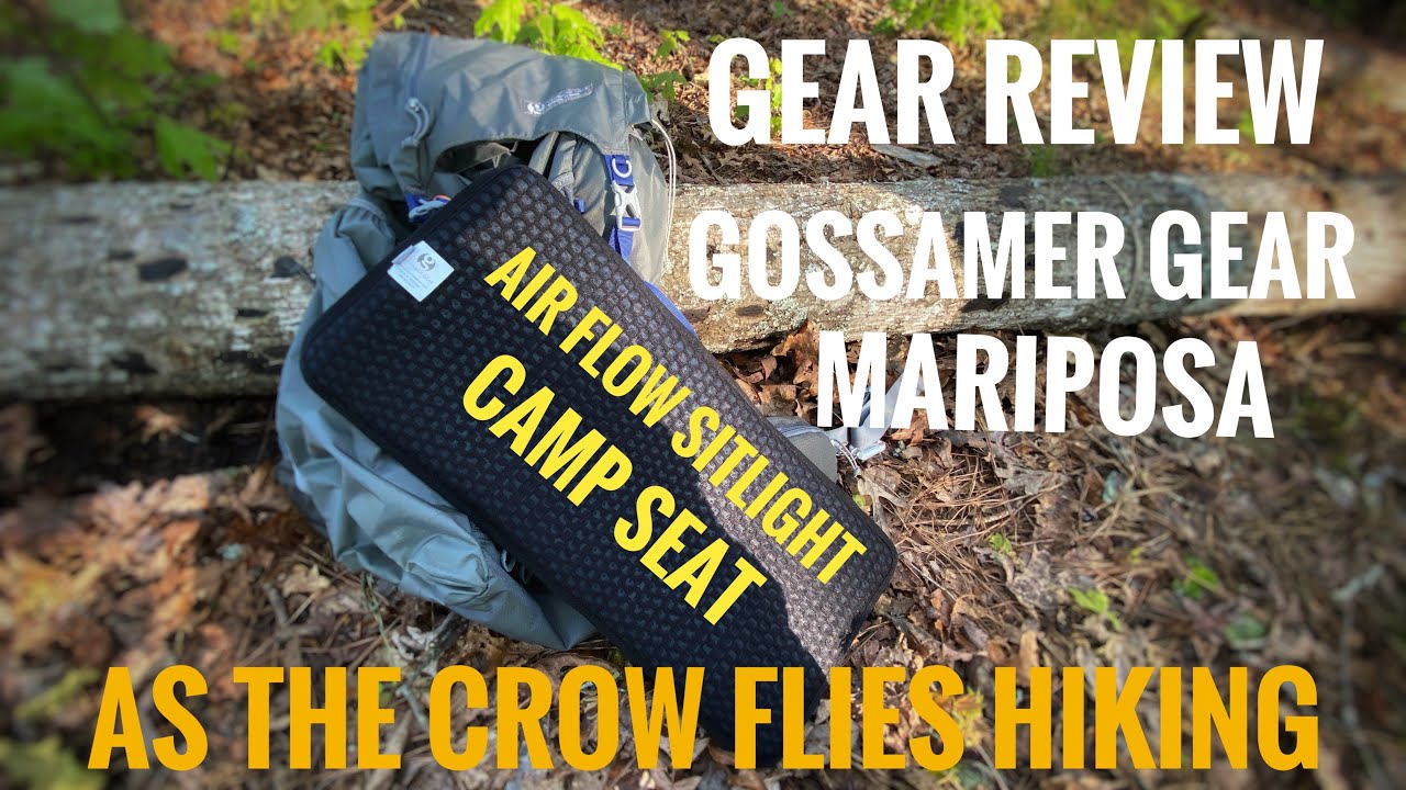 Gear Review of Gossamer Gear Mariposa and Air Flow Sitlight Camp Seat