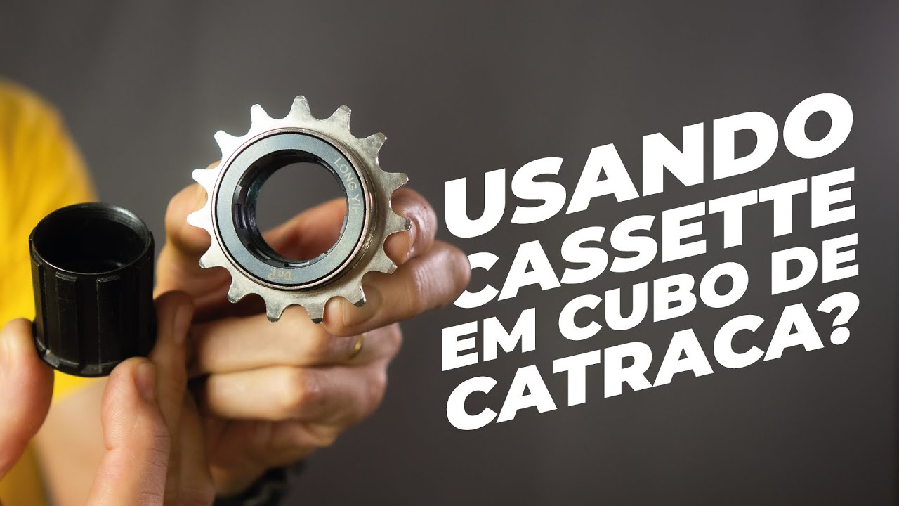 Como usar cassette em cubo pra catraca? Pedaleria