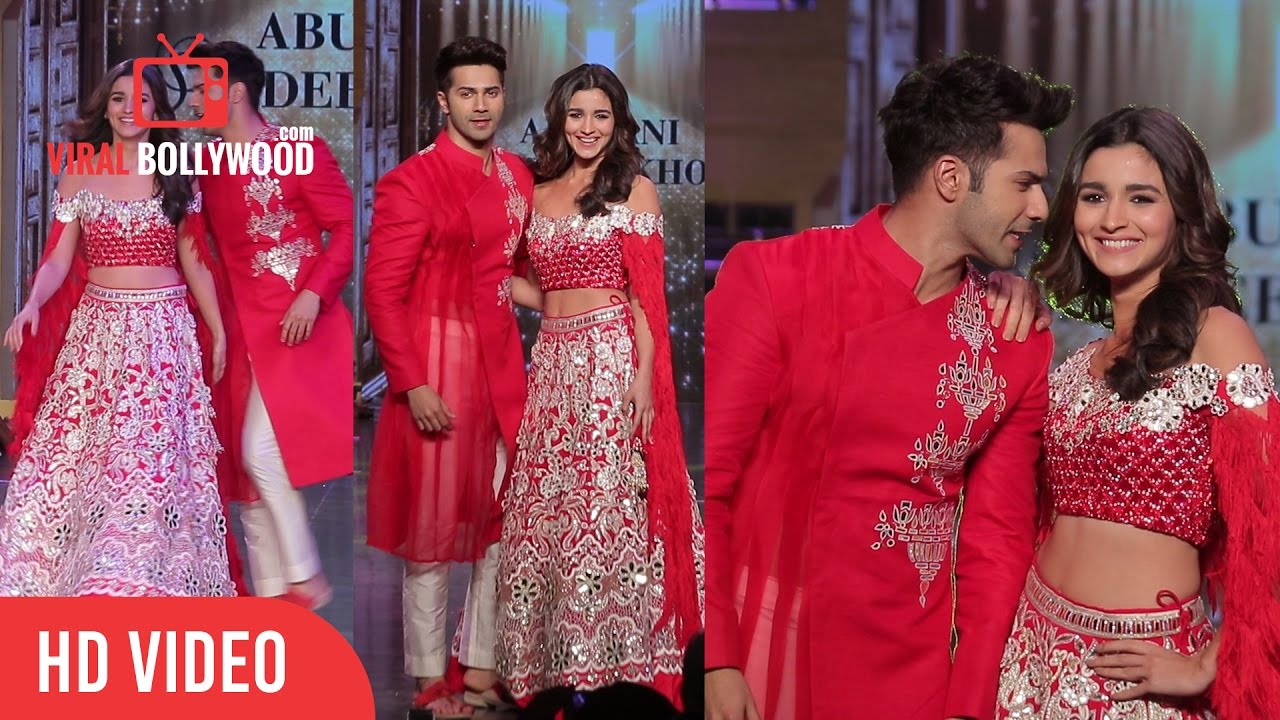 Varun Dhawan And Alia Bhatt Ramp Walk | @Fevicol 'Caring with Style'