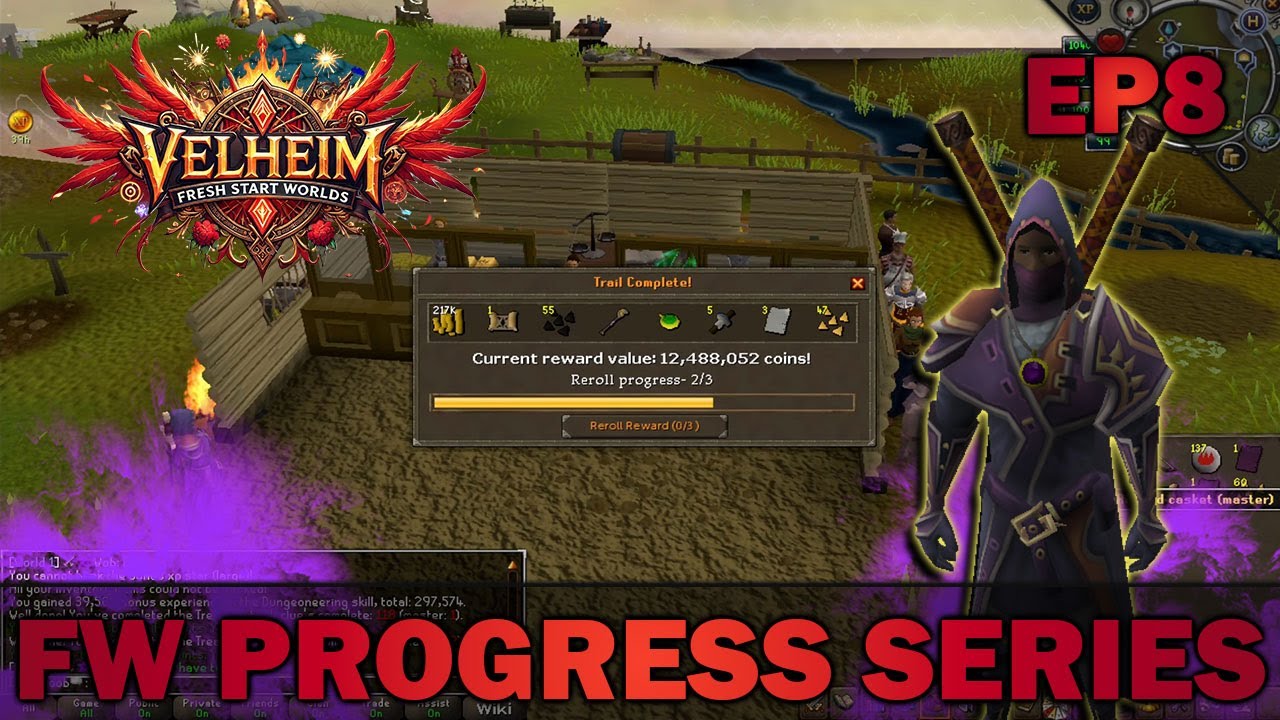 IT'S CLUE TIME! *FW Progress EP.8* + Bonds Giveaway [Velheim RSPS]