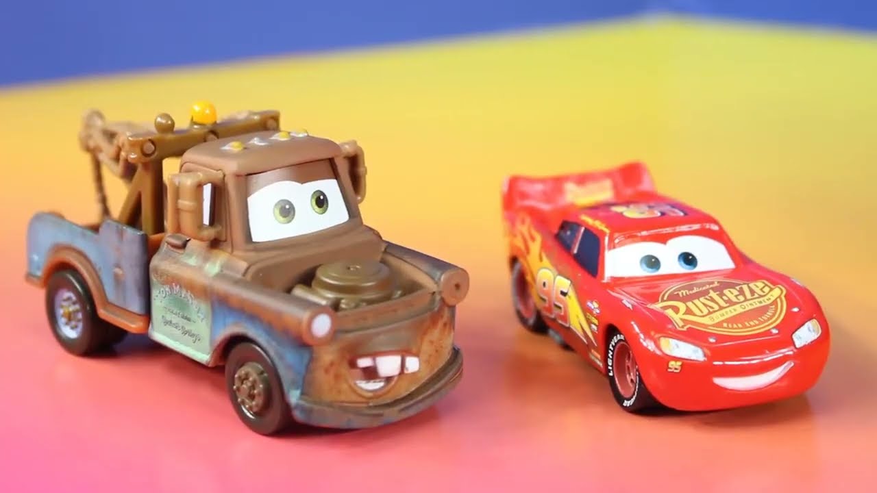 Disney Cars 3 Lightning McQueen Adventure Mater's Challenge - Just4fun290 Original Videos