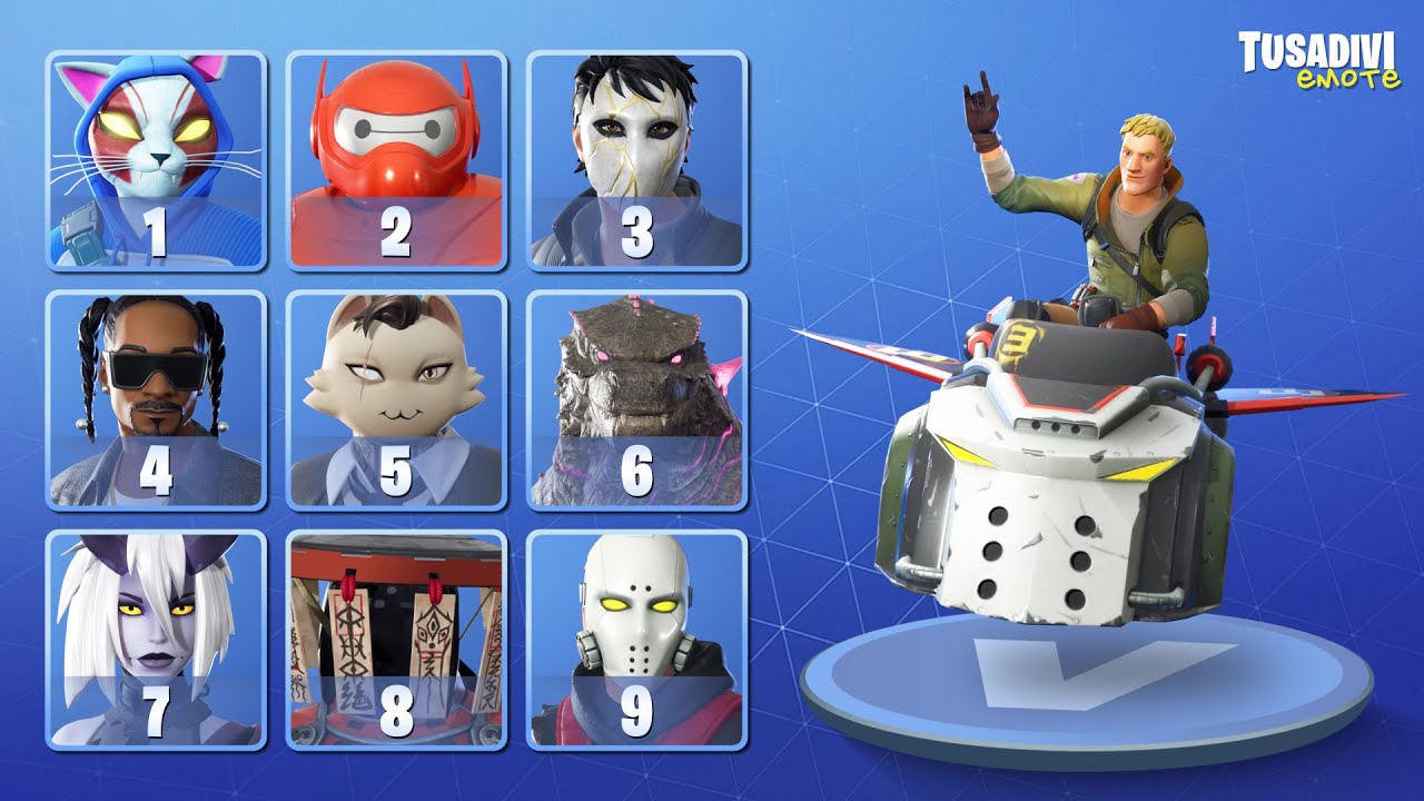 ADIVINA LA SKIN DE FORTNITE VIENDO EL EMOTE - #7 | tusadivi