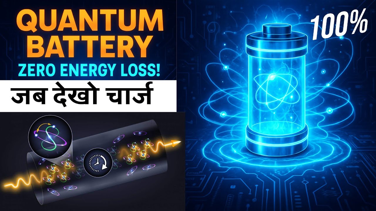 Quantum Battery Explained: दुनिया की पहली Energy‑Loss Free Technology | Future of Power 2025