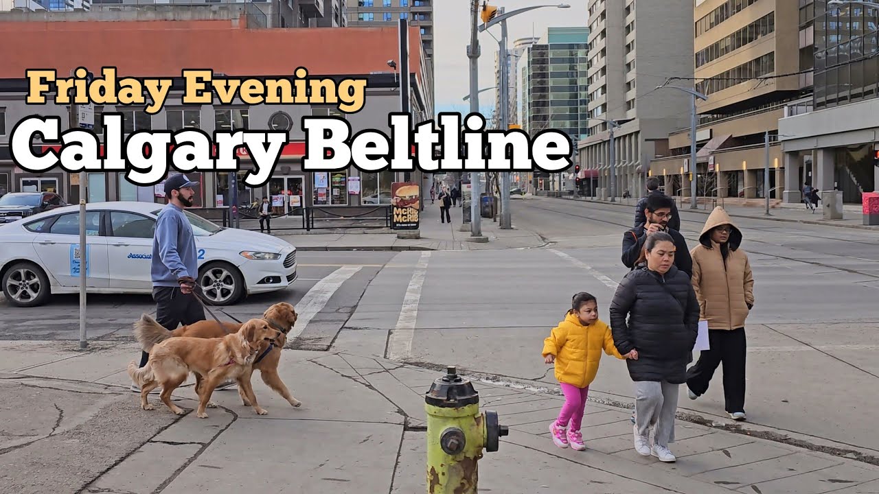 Calgary Beltline Friday evening | Calgary Canada 🇨🇦 #canada #calgary #alberta
