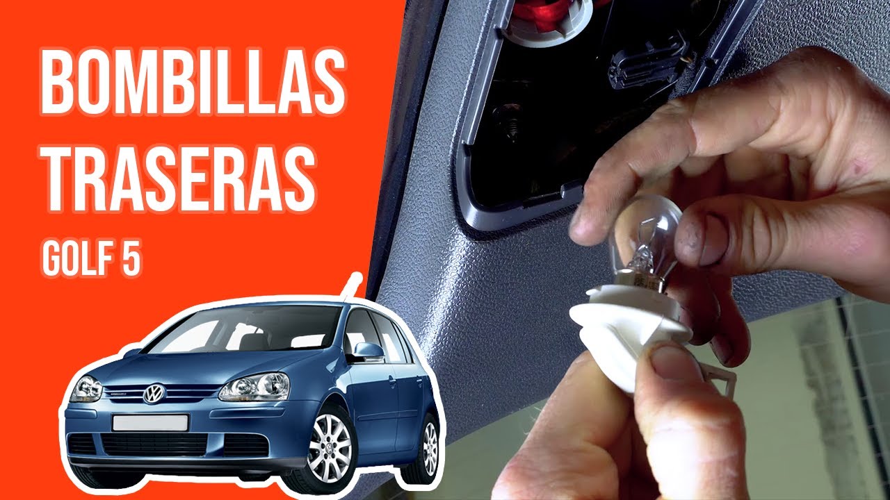 Cómo cambiar las bombillas traseras GOLF 5 💡