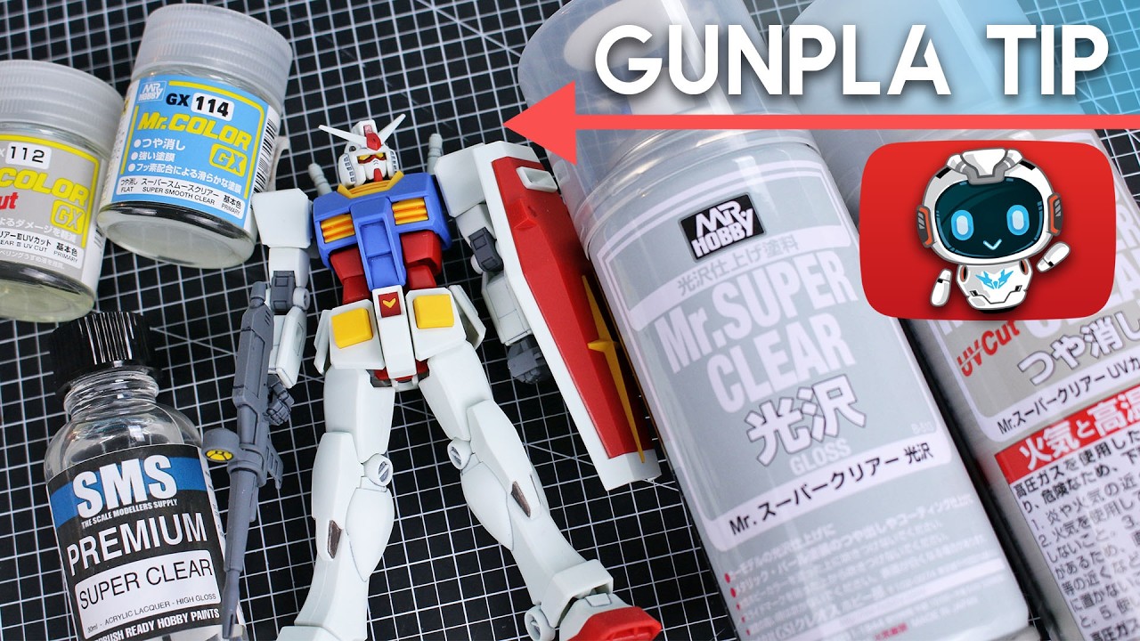 Совет от GUNPLA: Как использовать финишное покрытие