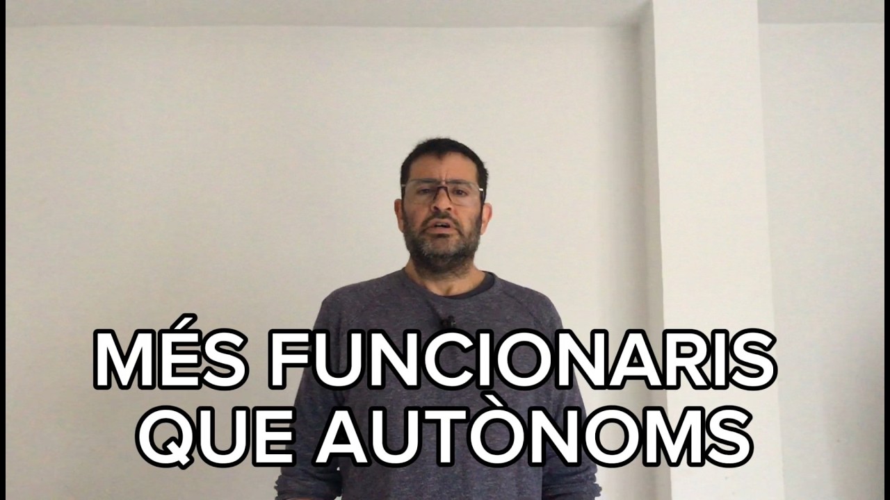 Més funcionaris que autònoms. Hi ha repercussions per això com a societat?