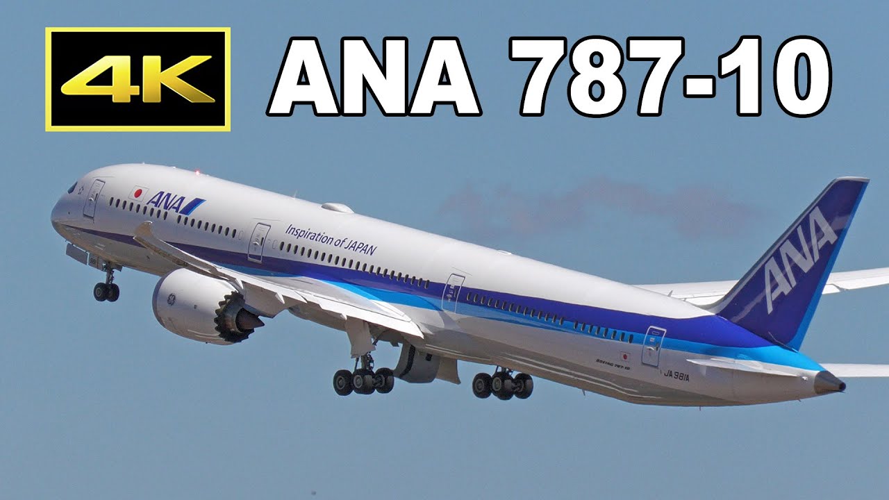 [4K] ANA 国内線次世代フラッグシップ ボーイング787-10 就航！（3月27日）/ ANA Boeing 787-10 domestic version first flight