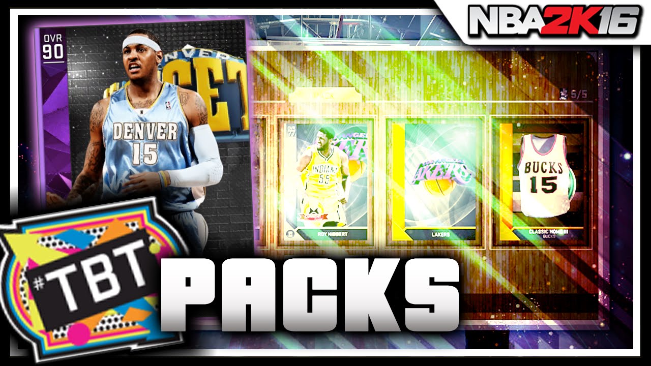 SO MANY THROWBACK PLAYERS!! NBA 2K16 TBT Pack Opening