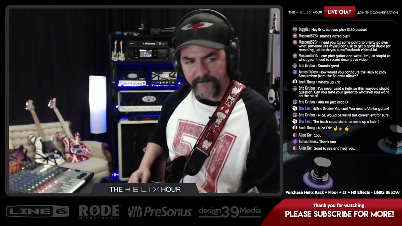 Creating Van Halen Tones Live With Line 6 Helix