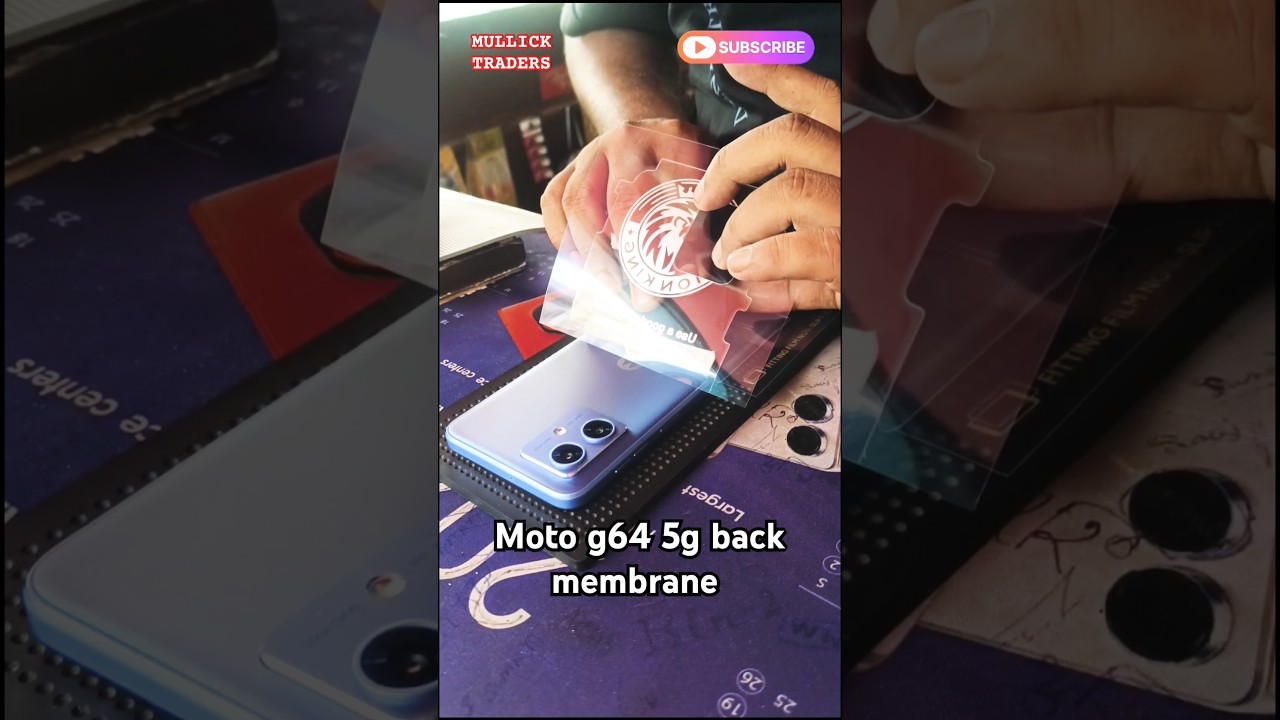 Motorola g64 5g 📲🥰 mobile back skin protector | moto g64 back membrane protection #trend #motog64