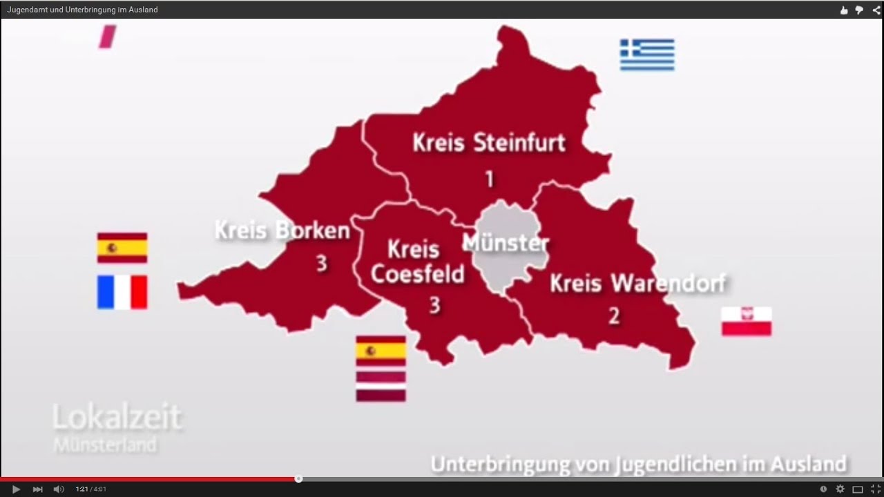 Jugendamt - Unterbringung im Ausland