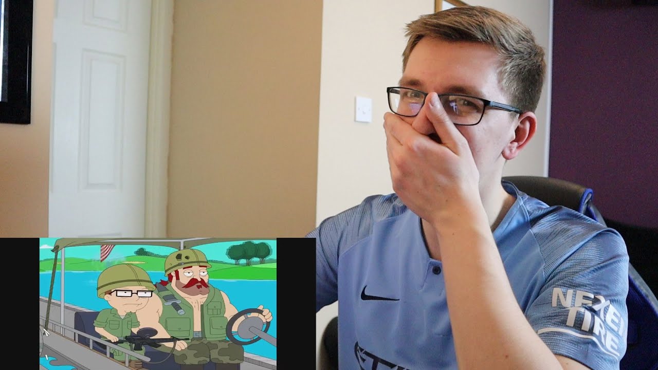 American Dad - The Vietnam War Reenactment - REACTION!