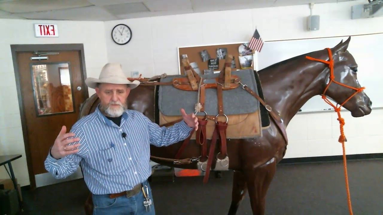 Parts of The SawBuck Pack Saddle