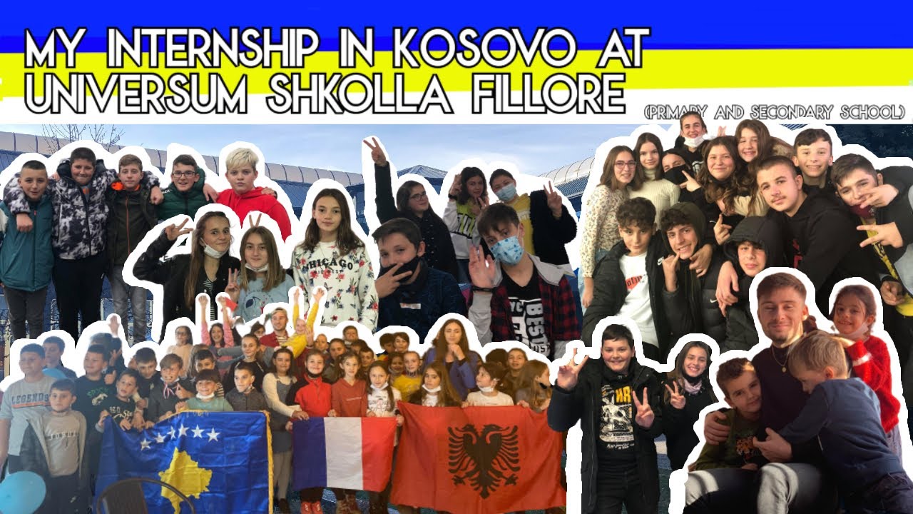 A day in a school in Kosovo.