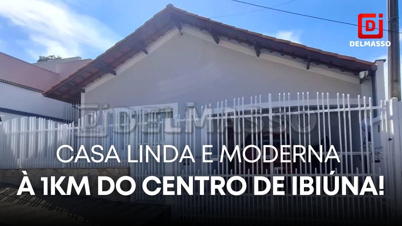 Casa linda e moderna à 1km do centro de Ibiúna!