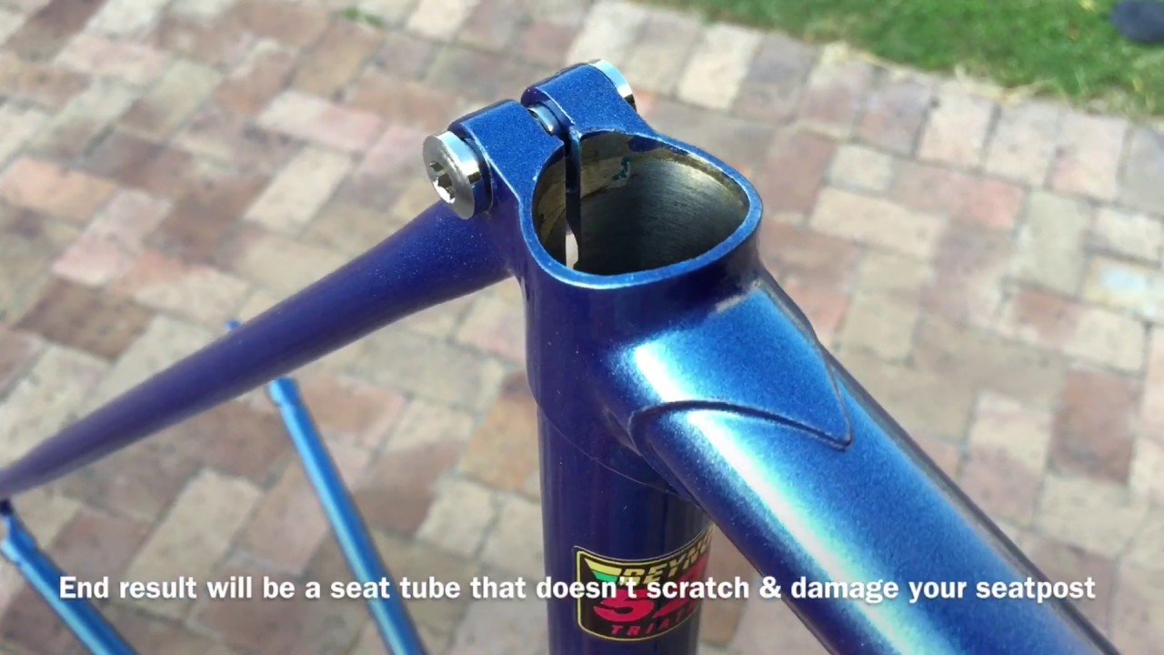 Seat tube cleaning/honing on vintage bicycles